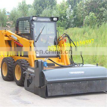 Utility Diesel Engine Wheel Skid Steer Loader With U Blade photo-3