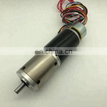 42mm high torque brushless dc planetary gear motor with electric brake