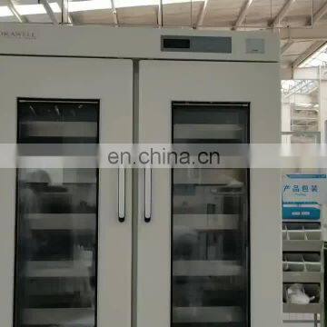 MBC-4V108 single door 4 degree Blood Bank Refrigerator with locking door