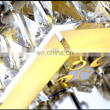 Stainless Steel LED Crystal Lamp, Modern Simple Living Room, Bedroom Ceiling Lamp photo-5