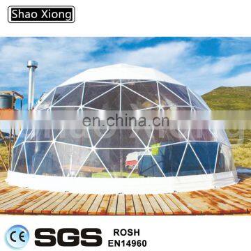 PVC Dome Tent Geodesic Dome Structures House Garden Greenhouse Geodesic Dome Tent photo-5