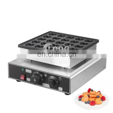 850W 3 Layers Non-stick 25 Holes Electric Heart Shaped Mini  Dutch Pancake Maker Poffertjes Machine For Sale