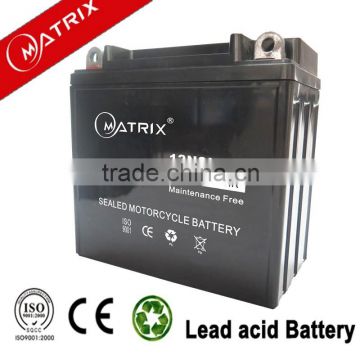 12v 9ah maintenance free motorcycle dry battery