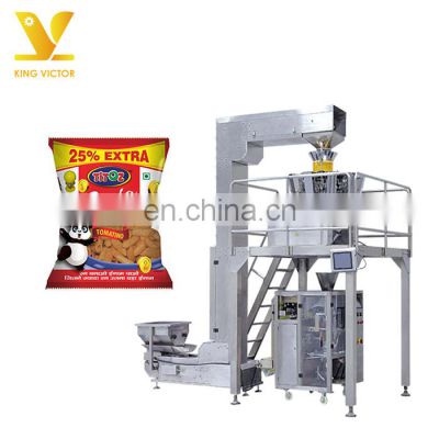 KV wheels cookies small food grain granule particle sachet weighing filling machine