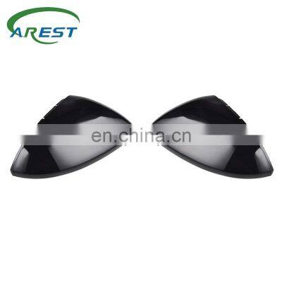 Carest Rear View Mirror Cover For VW e-Golf Golf SportWagen Altrack GTI Pair ABS Wing Side Mirror Cover Cap Hosing Casing