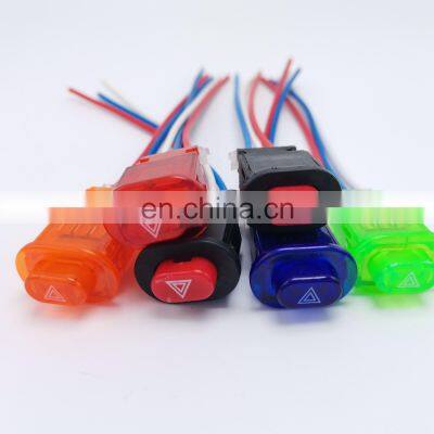 Factory manufacture universal double flash light alert button emergency signal warning hazard motorcycle switch