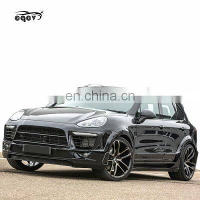 Wide body kit for Porsche cayenne 958.2 2015-2017 front bumper rear bumper wide flare and hood for Porsche cayenne 958 facelift