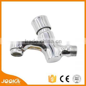 Iron plating wall mounted installation time delay faucet