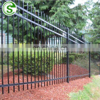 6*8ft Wrought Iron Fence Ornamental Fence Panels steel fence supply