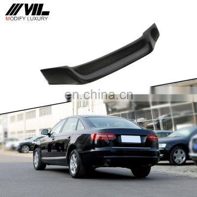 Carbon Fiber Rear Spoiler Rear for Audi A6 C6 2008-2011