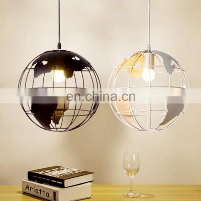 Nordic modern minimalist wrought iron globe pendant light for decorate