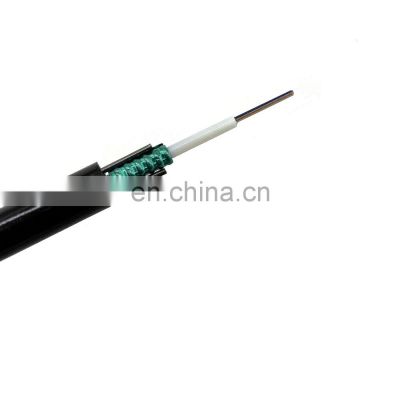 6 Cores Single Mode G652D GYXTW Aerial Outdoor Steel Wire fiber optic cable single mode GYXTW fiber optic cable