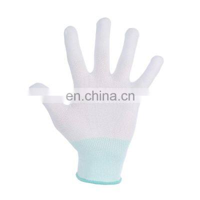 13 Gauge seamless Polyester  Stretchable  Fabric work  Inspection glove