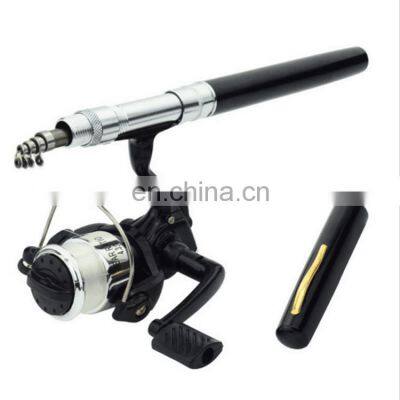 Portable 1M Mini Pocket Pen Design Pesca Aluminum Alloy Baitcasting Fishing Rod