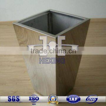 square opening 304 stainless steel flowerpot