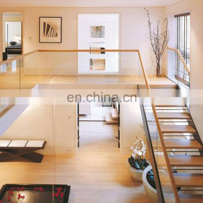 Home used security aluminum glass stair rails handrail