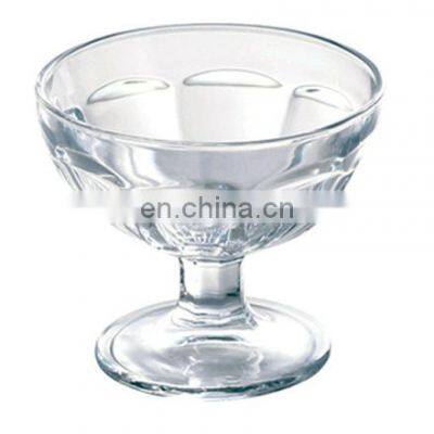 Hot Selling Fruit Transparent Glass Bowl Set With Stand