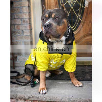 Best Seller Whole Sale Supplies Dog Zipper Waterproof Designer Custom Pet Windproof Raincoat photo-4