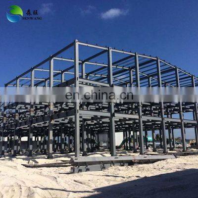 High quality China Pre Engineering  fast build design steel structural framework building