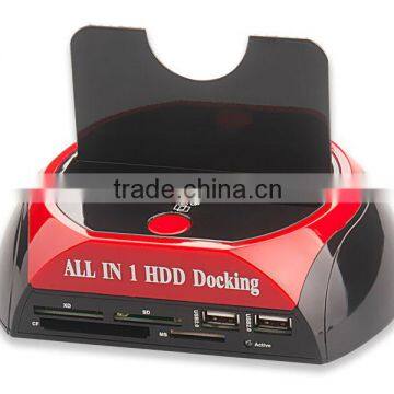 USB 3.0dual bay( IDE+ SATA) HDD Docking Station Dock with