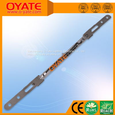 600mm 1200w Carbon Fiber Infrared Heat Lamp for Industrial Heating Clear Infrared Single Tube Lamps photo-3