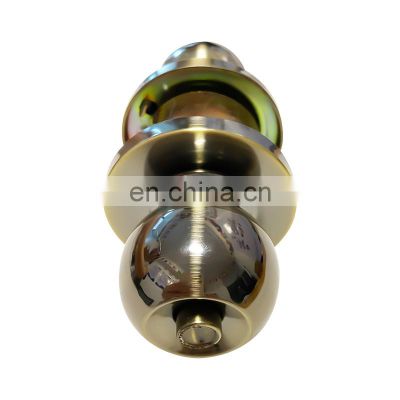 Entrance privacy Brass cylinder Home security Tubular Round Knob lock