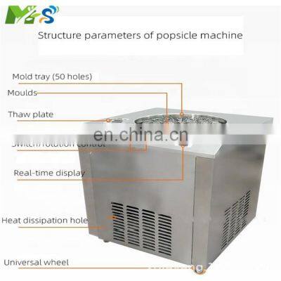 MSFree Shipping 54 Pcs Molds Rotate Style Automatic Vending 304 Stainless Steel Popsicle Ice Cream Pop Lolly Making Machine photo-2