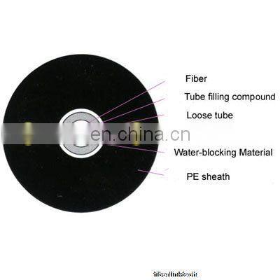 CCTV Cable Uni Tube Non-Armored Single Mode 8 Core Optical Fiber Cable GYFXY photo-5