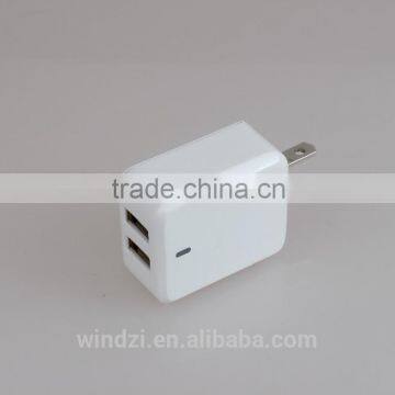 2015 hottest portable dual usb travel charger