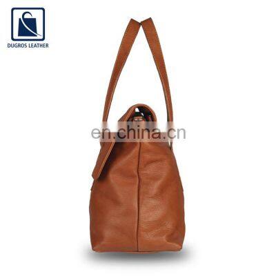 Saddle Shaped Optimum Quality Leather Made Women Use Small Handbag From Global Supplier