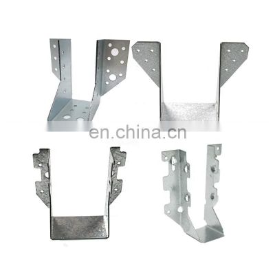 Custom Metal Stainless Steel  Wood Timber Joist Hangers Angle Brackets / Wood Connector Joist Hanger