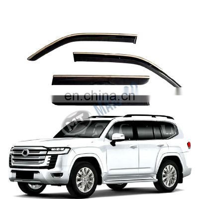 Maictop Car Accessories Window Visor Rain Guard Sun Wind Deflector For land cruiser 300 LC300 2022 Door Vent Deflectors