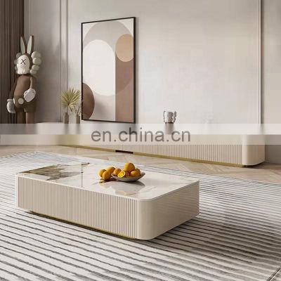 Luxury coffee tables living room marble coffee table TV stand living room furniture modern coffee table salon furniture