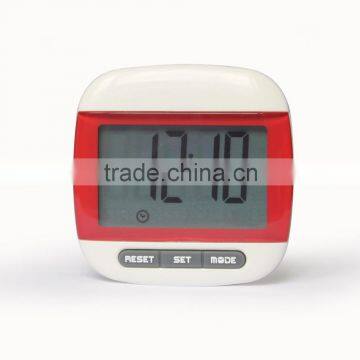 YGH667 Hot Selling Gift Step Couter With Clock Digital Pedometer photo-3