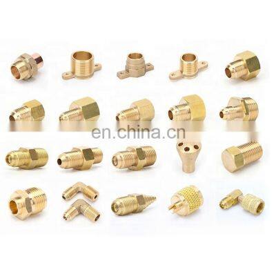 Brass Refrigerant Hvac Mini Split Adapter 1/4