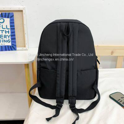 Factory Fashion Design Solid Color Comfortable Fabric Men's Backpack Laptop Backpack photo-3
