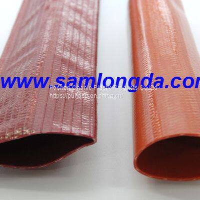 UV Stabilized PVC Agricultural Irrigation Water Discharge Sunny Layflat Hose photo-4