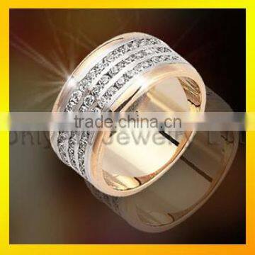 Micro Pave AAA Zircon Fashion men 18K Gold Plated Copper Bracelet