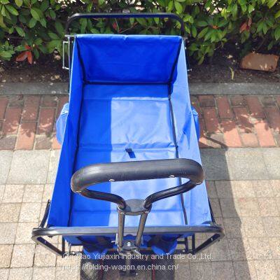 Collapsible Utility Beach Cart 3.00-4 Wheels Tools Trolley Eco-Friendly Folding Wagon Hand Cart photo-4