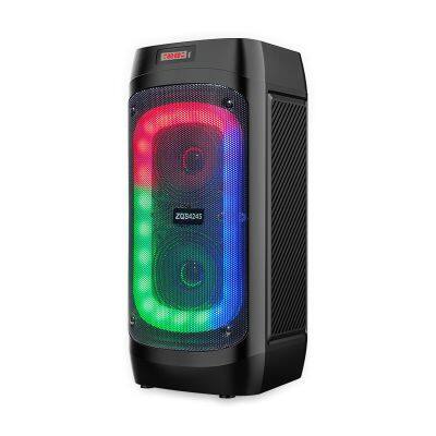 SING-E ZQS4245 20W Led Flashing Light Aux Mic Audio Super Bass Party Stage Dj Subwoofer Wireless Karaoke Speaker