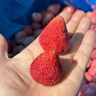 Pure nature organic freeze dried strawberry