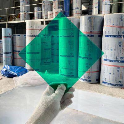Green plastic 3mm  polycarbonate sheet  pc solid sheet china manufacturer