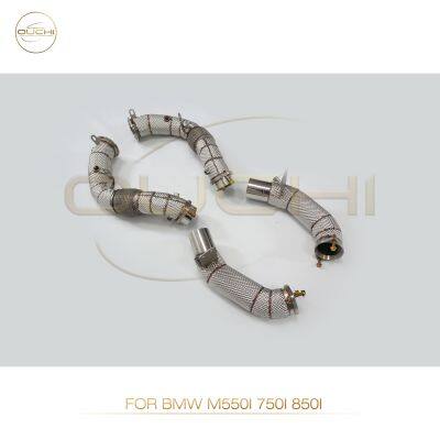 Exhaust Downpipe for BMW M550i 750i 850i/M850I G14/B58 Stainless Steel Performance Upgrade Increase High-performance Auto Parts photo-1