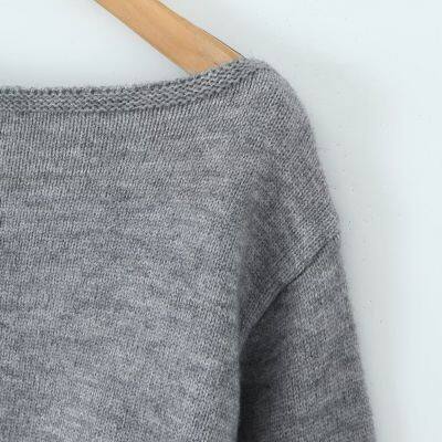 2025 New Fashion Elegant Women's Off-Shoulder Knit Sweater Top