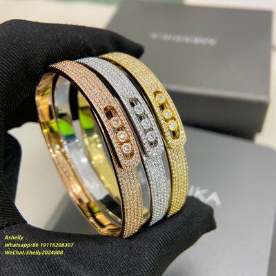 VCA 18k Gold Five-color White Pearl Four-leaf Clover Bracelet photo-1