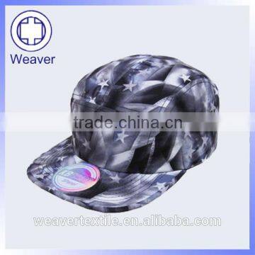 Fashion 100 Nylon Plain Five Panel Cap / Custom Headwear Whloesale / Design 5 Panel Caps photo-3