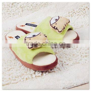 Plush cute autumn and winter tiger slipper