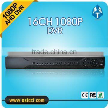 h 264 standalone Digital Video Recorder 16ch AHD 1080P DVR for CCTV camera