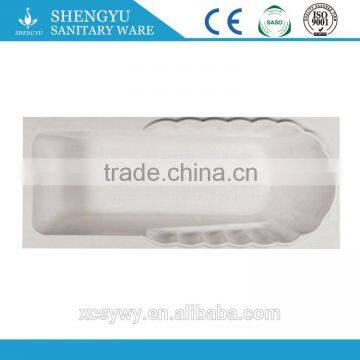 SY-2014 white cheap acrylic bathtub