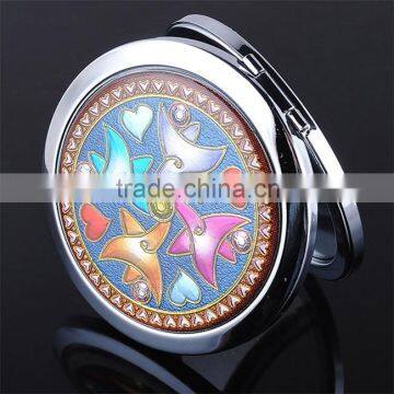 high quality ladies gift antique cosmetic compact mirrors 1619